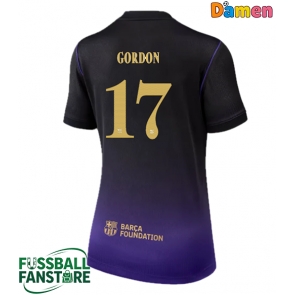Barcelona Anthony Gordon #17 Replik Auswärtstrikot Damen 2026-27 Kurzarm